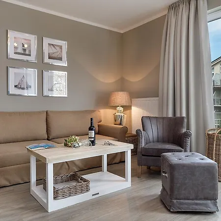 Apartment strandnahe FeWo mit Balkon, Residenz Bel Vital Wohnung 02, Binz