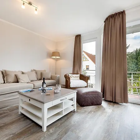 Strandnahe Fewo Mit Balkon, Residenz Bel Vital Wohnung 02, Binz