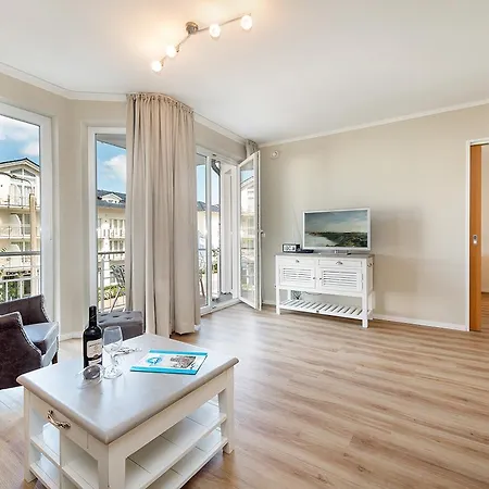 Strandnahe Fewo Mit Balkon, Residenz Bel Vital Wohnung 02, Binz Apartment Binz