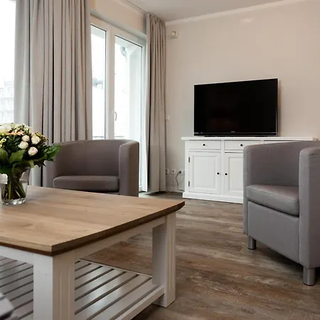 Apartamento Strandnahe Fewo Mit Balkon, Residenz Bel Vital Wohnung 02, Binz