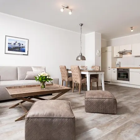 Apartment Strandnahe Fewo Mit Balkon, Residenz Bel Vital Wohnung 02, Binz *