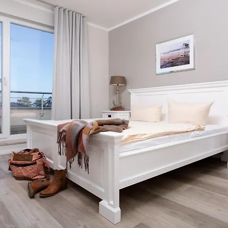 Strandnahe Fewo Mit Balkon, Residenz Bel Vital Wohnung 02, Binz Apartment *