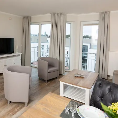 Strandnahe Mit Balkon, Residenz Bel Vital 02, Apartament